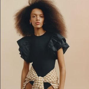 Zara Ruffled Bodysuit
